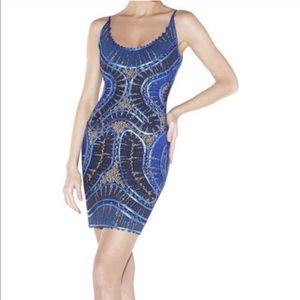 NWT Hervé Leger Claudine Dress sz S